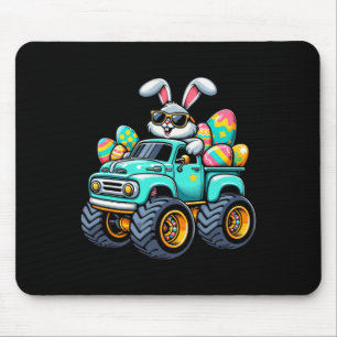Dabbing Bunny Happy Easter Monster Truck Lovers Ki Mouse Pad