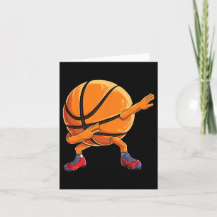 Dabbing Bysketbyll Byll Fun Boys Men Women Sports Card