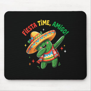 Dabbing Cactus Funny Cinco De Mayo Boys Kids Men M Mouse Pad