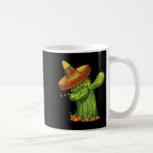 Dabbing cactus sombero cinco de mayo boys men coffee mug
