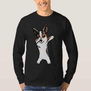 Dabbing Cardigan Welsh Corgi Cute Dabbing Cardigan T-Shirt