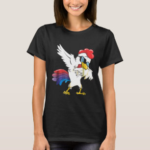 Dabbing Chicken Chicken Party Decoration T-Shirt