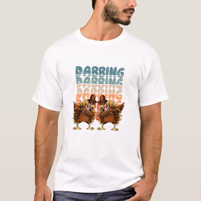 Dabbing Chickens | Funny & Cool Dab T-Shirt (Front)