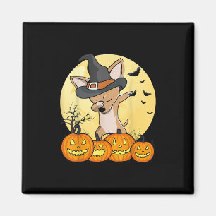 Dabbing Chihuahua Dab Dance Funny Dog Halloween Magnet