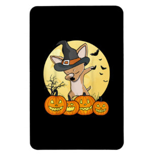 Dabbing Chihuahua Dab Dance Funny Dog Halloween Magnet