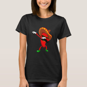 Dabbing Chilli Mexican Pepper Dab  Cute Mens Women T-Shirt