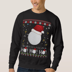 Dabbing Christmas Golf Ho Santa Elf Ugly Sweater M