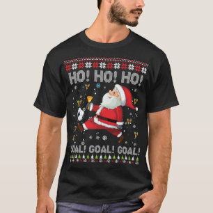 Dabbing Christmas Soccer Ho Santa Elf Ugly Sweater
