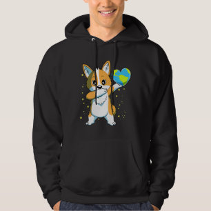 Dabbing Corgi Dog Happy Earth Day Boys Girls Hoodie