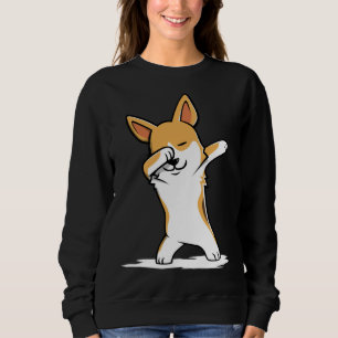 Dabbing Corgi Funny Sweatshirt