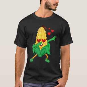 Dabbing Corn Cob Dabbing Cob Of Corn Funny Farmer T-Shirt