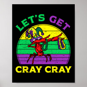 Dabbing Crawfish Costume Kids Toddler Boys Men Mar Poster