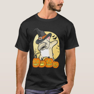 Dabbing Cream French Bulldog Dab Dance Halloween D T-Shirt
