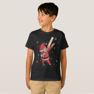 Dabbing Cricket Santa Claus Christmas Gift T-Shirt