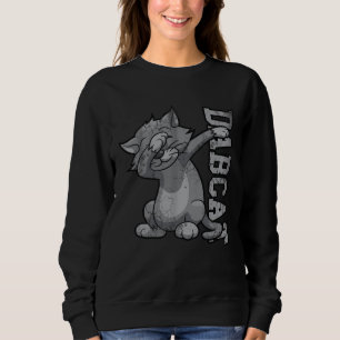 Dabbing Dab Cat Kitten Sweatshirt