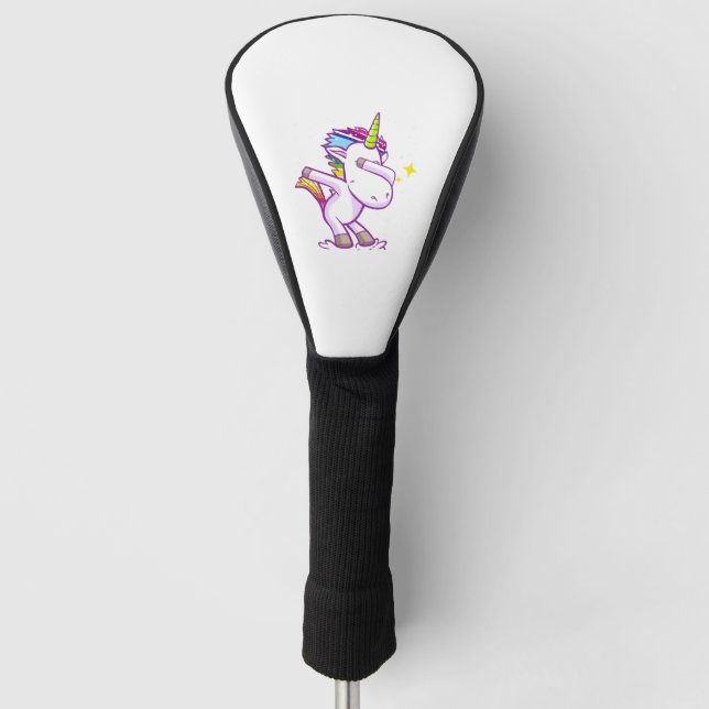 Dabbing Dab Dancing Unicorn - the dabbing unicorn Golf Head Cover (Front)