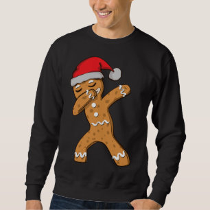Dabbing Dab Gingerbread Man Christmas Sweatshirt
