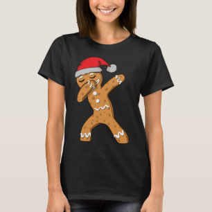 Dabbing Dab Gingerbread Man Christmas T-Shirt