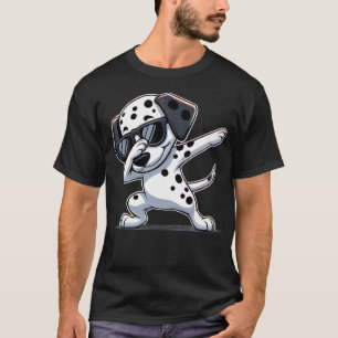 Dabbing Dalmatian Funny Dalmation Dog Dab Dance T-Shirt