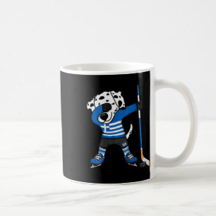 Dabbing Dalmatian Greece Ice Hockey Lovers Jersey Coffee Mug