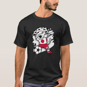 Dabbing Dalmatian Japan Soccer Fans Jersey Japanes T-Shirt
