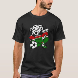 Dabbing Dalmatian Kenya Soccer Fans Jersey Kenyan T-Shirt