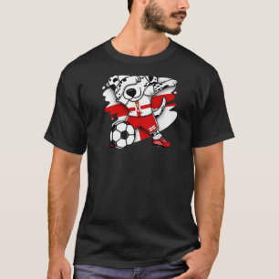 Dabbing Dalmatian Northern Ireland Soccer Fans Jer T-Shirt