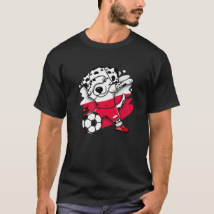 Dabbing Dalmatian Poland Soccer Fans Jersey Polish T-Shirt