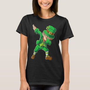 Dabbing Dance Irish Shamrock St Patricks Day T-Shirt