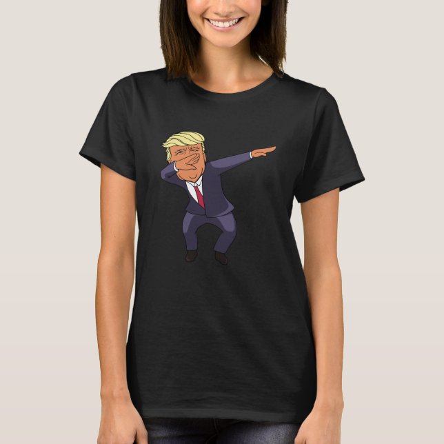 Dabbing dance Trump T-Shirt (Front)