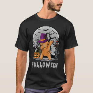 Dabbing Dog Halloween Chow Chow Dog Dab Pet Hat Wi T-Shirt