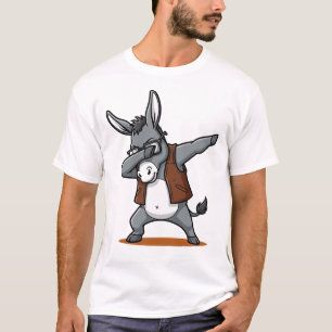 Dabbing Donkey Funny Cute Dab Dance T-Shirt