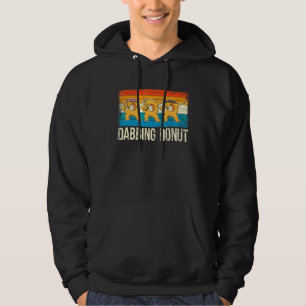Dabbing Doughnut Doughtnut For Men Women Retro 6 Hoodie