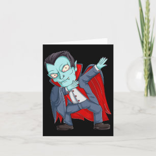 Dabbing Dracula Vampire Shirts Toddler Halloween B Card