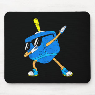 Dabbing Dreidel Hanukkah Dancing Chanukah Toddler  Mouse Pad