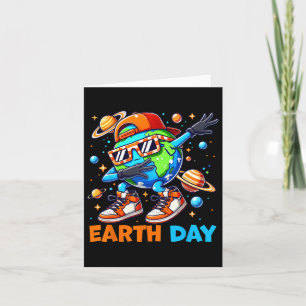 Dabbing Earth Day 2025 Cute Earth Day Kids Toddler Card