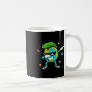 Dabbing Earth Recycling Conversation Space Science Coffee Mug