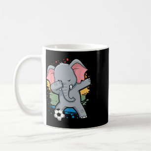 Dabbing Elephant - Soccer Lovers Jersey Football F Coffee Mug