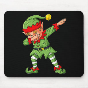 Dabbing Elf Family Matching Christmas Boys Girls K Mouse Pad