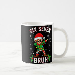 Dabbing Elf Six Seven Bruh Christmas 67 Meme Xmas Coffee Mug