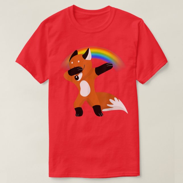 Dabbing Fo Rainbow LGBT  T-Shirt (Design Front)