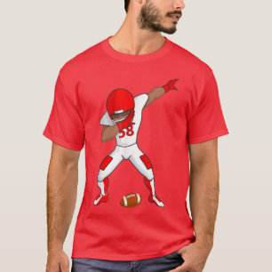 Dabbing Football TKids Boys Men Dab Dance Funny Gi T-Shirt