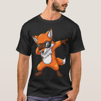 Dabbing Fox Sunglasses T-Shirt