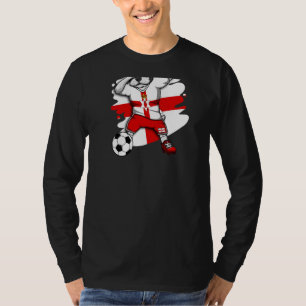 Dabbing French Bulldog Northern Ireland Soccer Fan T-Shirt