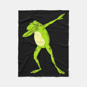 Dabbing Frog For Kids-boys &amp; Girls Funny Anima Fleece Blanket