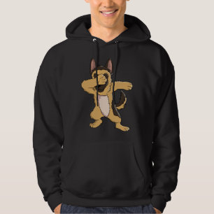Dabbing German Shepherd  Owner Dab Dance Hoodie