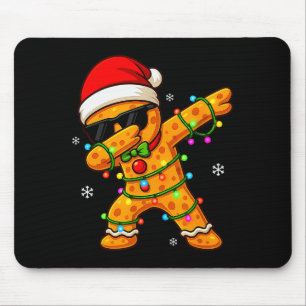 Dabbing Gingerbread Christmas Boys Girls Kids Funn Mouse Pad