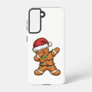 Dabbing Gingerbread Tree Light Christmas Samsung Galaxy Case