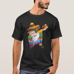 Dabbing Gnome Cinco De Mayo Fiesta Taco Sombrero P T-Shirt