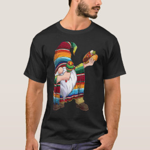 Dabbing Gnome Cinco De Mayo Taco Poncho Serape Boy T-Shirt